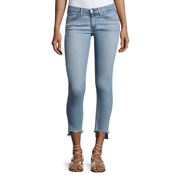 Rag & Bone High Rise Capri Wiley Jeans - Picture 1 of 15